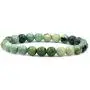 Amandastone Natural Australian Chrysoprase Gemstone 8mm Round Beads Stretch Bracelet 7inch