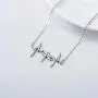 ROMANTIC WORK Heartbeat EKG Necklace for Women Sterling Silver Life Line Dragonfly Cardiogram Pendant Necklace Nurse Jewelry Gift for Girls Lover Wife
