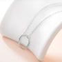 YFN 925 Sterling Silver Karma Choker Necklace Open Circle Choker Necklace for Women Jewelry Gifts
