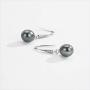 Freshwater Pearl Earrings Dangle Drop Sterling Silver Earrings Diamond Accented Fine Jewelry for Women