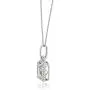 Gin & Grace 10K White Gold Natural Diamond (I1,I2) & Genuine Aquamarine Pendant for Women Gin & Grace 10K White Gold Natural Diamond (I1,I2) & Genuine Aquamarine Pendant for Women