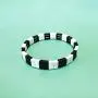 YBMYCM Rainbow Bracelet - Enamel Tile Bracelet Stackable Colorful Beads Stretch Bangle for Women Men Girls YBMYCM Rainbow Bracelet - Enamel Tile Bracelet Stackable Colorful Beads Stretch Bangle for Women Men Girls