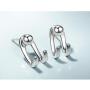S925 Sterling Silver Tiny Earrings Stud for Women Girl Hypoallergenic Earrings Fashion Jewelry Gifts for her