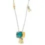 Silpada Turquoise Burst 1 7/8 ct Compressed Turquoise Pendant Necklace in Sterling Silver & Brass Silpada Turquoise Burst 1 7/8 ct Compressed Turquoise Pendant Necklace in Sterling Silver & Brass