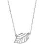 Boma Jewelry Sterling Silver Leaf Necklace, 16 inches