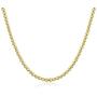 3 in 1 Strong Magnetic Therapy Stringless Necklace Bracelets Ring Unisex Permanent Magnet for Arthritis and Pain Relief Fidget Stress Relief and Anti-Anxiety (Gold)