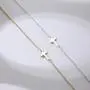 CHESKY 14K Gold/Silver Plated Sideways Cross Link Chain Bracelet Tiny Faith Chain Bracelet Handmade Adjustable Charm Bracelet for Women Jewelry CHESKY 14K Gold/Silver Plated Sideways Cross Link Chain Bracelet Tiny Faith Chain Bracelet Handmade Adjustable Charm Bracelet for Women Jewelry