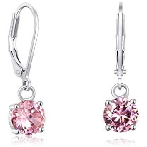 Buyless Fashion Girls And Women Dangle Earrings Silver Color CZ Fashion Jewelry