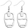 ENSIANTH Iron Man Necklace Iron Man Earrings Iron Man Jewelry Fathers Gift Mother’s Gift Avenger Fan Gift