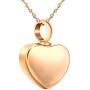 XIUDA Heart Cremation Necklace with Memorial Pendant Cremation Jewelry for Ashes Premium Stainless Steel Ashes Keepsake
