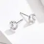 Cubic Zirconia Hypoallergenic Stud Earrings for Women Men Girls, BAMOER Sterling Silver with 14K White Gold Multi-Element Earring Cubic Zirconia Hypoallergenic Stud Earrings for Women Men Girls, BAMOER Sterling Silver with 14K White Gold Multi-Element Earring