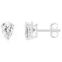 14K Gold Plated Sterling Silver Cubic Zirconia Stud Earrings for Women