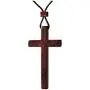 Natural Sandalwood Cross Pendant Necklace for Men Women Boys Girls Gift Wood Wooden Casual Sweater Chain Car Rearview Mirror Pendant