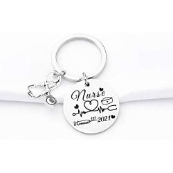 Nurse Graduation Gifts Nurse Est 2020 Keychain Future New Nurse Gifts Medical Student Nursing Gifts