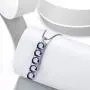 Aurora Tears 925 Sterling Silver Women Mystic Rainbow Topaz Jewelry Crystal Fire Topaz Necklace Earrings Sets Fashion Statement Jewellery