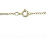 1/3 Ct Solitaire Round Diamond Pendant Necklace 18'' 14K Yellow Gold