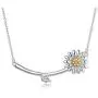 TRISHULA Shining Sunflower Daisy Necklace for Women,925 Sterling Silver You are My Sunshine Flower Pendant with Zircon/Ideal Gift for Wife/Mom/Daughter/Girlfriend TRISHULA Shining Sunflower Daisy Necklace for Women,925 Sterling Silver You are My Sunshine Flower Pendant with Zircon/Ideal Gift for Wife/Mom/Daughter/Girlfriend