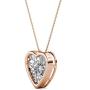 St.Claire Swarovski Crystal 18K Gold Plated Round Necklace 925 Sterling Silver Birthstone Pendant Necklaces for Women Christmas Jewelry Gift