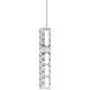 1/4 Carat to 1/2 Carat Diamond Cross Pendant Necklace in 10K Solid Gold (Silver Chain Included)