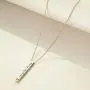 Sister Gifts from Sister, Sterling Silver Bar Necklace, Inspirational Jewelry Birthday Gifts for Sister Women Friends