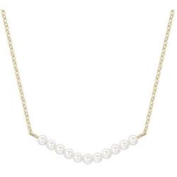 Rhinelife Layered Dainty Circle Chokers Necklace Y Pendant Handmade 14K Gold Plated Rectangle Bar Long Necklace for Women Simple Boho Jewelry Gift