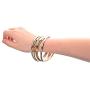 Stainless Steel Gold Rose Gold Silver Bangle Bracelets for Women Cuff Stacking Bracelets