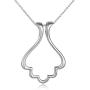 Zoeniya Sterling Silver Ring Holder Necklace Pendant Jewelry for Women Gifts