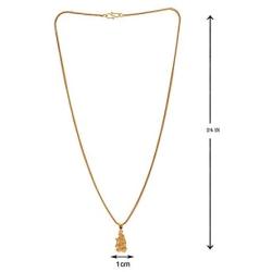 Jewar Radhey Krishna Kanhaiya Bansiwala Shreenathji Gokul Shreenathji Locket Pendant Chain Long Size Traditional Daily Use Jewelry 8489