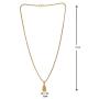 Jewar Radhey Krishna Kanhaiya Bansiwala Shreenathji Gokul Shreenathji Locket Pendant Chain Long Size Traditional Daily Use Jewelry 8489