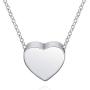 Jinlou 925 Sterling Silver Hold Loved Ones Heart Urn Necklace Pendant for Ashes Memorial Cremation Jewelry