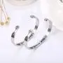 Sllaiss 4 Pcs Inspirational Bracelets Stainless Steel Cuff Bangle Bracelet for Women Men Engraved Motivational Friendship Encouragement Bracelet Graduation Gifts Sllaiss 4 Pcs Inspirational Bracelets Stainless Steel Cuff Bangle Bracelet for Women Men Engraved Motivational Friendship Encouragement Bracelet Graduation Gifts