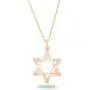 Spoil Cupid 14k Gold Plated 925 Sterling Silver Jewish Jewelry Star of David Necklace Matte Finish Brush Textured, 18'' Spoil Cupid 14k Gold Plated 925 Sterling Silver Jewish Jewelry Star of David Necklace Matte Finish Brush Textured, 18''