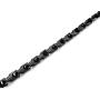 Urban Jewelry Stunning Mens Tungsten 22 Inches Black Toned Link Chain Necklace