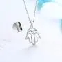 Besilver Jesus Star of David Cross Necklace 925 Sterling Silver Crystal Women Girl Hamsa Hand Evil Eye Christian Religious Necklace Amulet Jewelry Gift for Mom Dad Besilver Jesus Star of David Cross Necklace 925 Sterling Silver Crystal Women Girl Hamsa Hand Evil Eye Christian Religious Necklace Amulet Jewelry Gift for Mom Dad