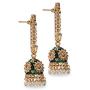 IndoTribe Meenakari Earrings For Women And Girls Bollywood Ethnic Traditional Jhumka Earrings For Women Traditional Jhumkas Indian Jewelry Dangle Earrings