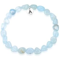 Adabele 1pc Natural 7 inch 7.5 inch Gemstone Bracelet Stretchy Chakra Gems Stones 7-10mm Free Form Beads Healing Crystals Engergy Quartz Jewelry Women Girls Birthday Gift