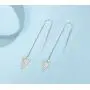 FANCIME Sterling Silver Opal Threader Earrings Triangle Long Drop Earrings Fine Jewelry for Women FANCIME Sterling Silver Opal Threader Earrings Triangle Long Drop Earrings Fine Jewelry for Women
