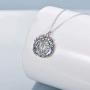 TOUPOP Mom Gifts for Mothers Day Sterling Silver Tree of Life Necklace with Circle Crystal Jewelry Gifts for Mom Women Wife Teen Girls Birthday Friend