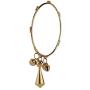 Efulgenz Boho Vintage Antique Gypsy Tribal Indian Oxidized Silver Plated Tassel Bracelets Bangle Set