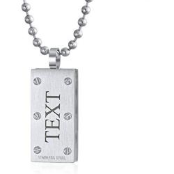 Bling Jewelry Personalized Engrave Colorful Gay Pride CZ Rainbow LGBTQ Dog Tag Pendant Necklace Men Women Silver Tone Stainless Steel