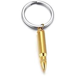 Custom Personalized Stainless Steel Bullet Urn Keychain Keyring Ashes Memories Keychain for Men Boy Women Army Police Gift