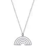 Boma Jewelry Sterling Silver Rainbow Necklace, 18 Inches Boma Jewelry Sterling Silver Rainbow Necklace, 18 Inches