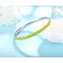Valentines Day Gift MVCOLEDY Jewelry Bangle Bracelet Simple Style Colorful Enamel Candy Color Rainbow Friendship Bracelet Slip on Bangle Set Inspirational Bracelets for Women 8 Inches