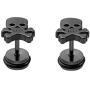 Stainless Steel Pirate Skull Stud Earrings Women Men Punk Body Piercing Earrings