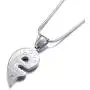 MOO&LEE Stainless Steel Couples Necklace Yin Yang Lock and Key Heart Pendant Chain for Lovers, BFF Necklace for 2 MOO&LEE Stainless Steel Couples Necklace Yin Yang Lock and Key Heart Pendant Chain for Lovers, BFF Necklace for 2