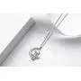 DOHAOOE Moon 925 Sterling Silver Astronaut Necklace Opal Space Milky Way Pendant Jewelry for Women