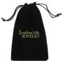 jonline24h Mens Womens Black Braided Leather Cord Rope Necklace Chain Stainless Steel Clasp 4mm 14-30inch
