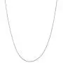 Solid 14k White Gold 0.50mm Box Chain Necklace Solid 14k White Gold 0.50mm Box Chain Necklace