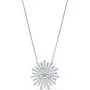 SWAROVSKI Womens Sunshine Jewelry Collection, Rhodium Finish, Blue Crystals, Clear Crystals SWAROVSKI Womens Sunshine Jewelry Collection, Rhodium Finish, Blue Crystals, Clear Crystals