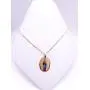 Virgen Maria Auxiliadora Pendant Necklace for Women 18K Gold Plated Chain Mary Help Of Christians Jewelry Virgen Maria Auxiliadora Pendant Necklace for Women 18K Gold Plated Chain Mary Help Of Christians Jewelry